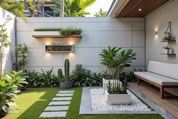 Landscaping project showcasing garden design in UAE